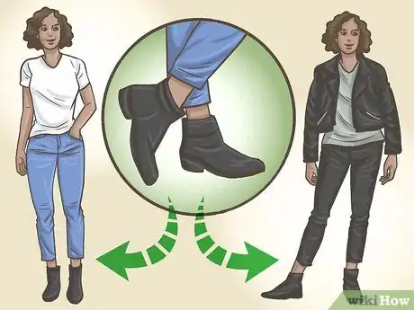 Image titled Wear Skinny Jeans with Ankle Boots Step 6