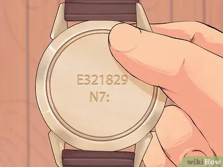 Image titled Find Bulova Model Number Step 1