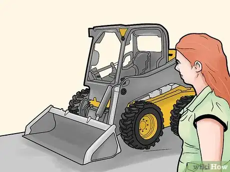 Image titled Operate a Skidloader Step 1