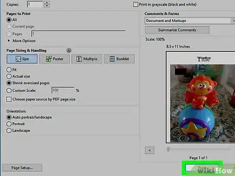 Image titled Print a Document Step 11