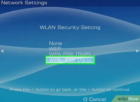 Image titled Connect a PSP to a Wireless Network Step 10