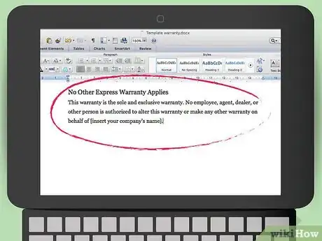 Image titled Draft a Warranty Step 11