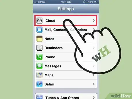 Image titled Create an iCloud Account on iPhone Step 2