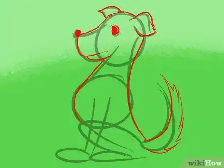 Image titled Draw a Cartoon Dog Step 10