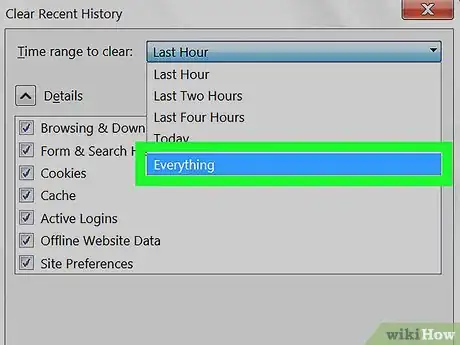 Image titled Clear Cookies in Firefox Step 7