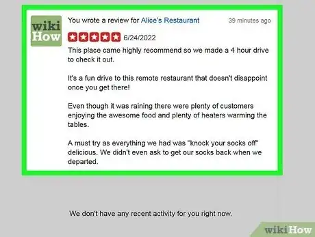 Image titled Edit or Remove a Posted Review on Yelp Step 6