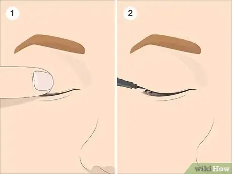 Image titled Do Eyeliner on Hooded Eyelids Step 1