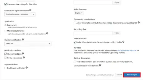 Image titled How to Change the Licence of Your YouTube Video.png