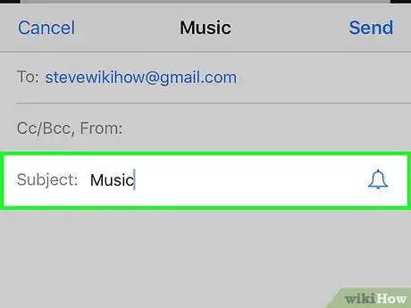 Image titled Send Email on the iPhone Step 4