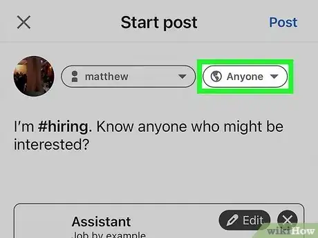 Image titled Share a Job Posting on LinkedIn Step 25