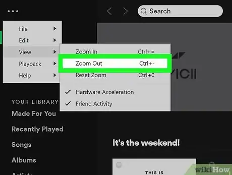 Image titled Zoom Out on Spotify on PC or Mac Step 4