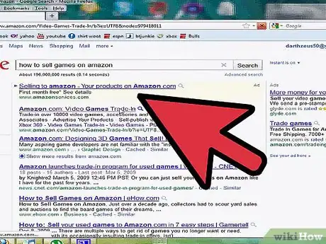 Image titled Sell Games on Amazon Step 1