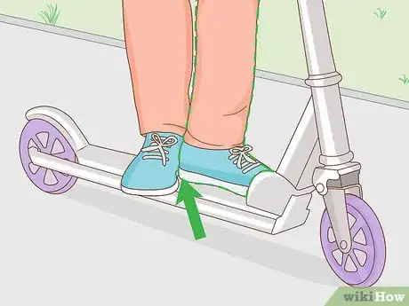 Image titled Do Beginner Kick Scooter Tricks Step 2