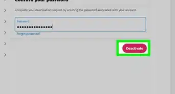 Deactivate a Twitter Account
