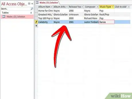 Image titled Keep Track of Your CD Collection Using Microsoft Access Step 14