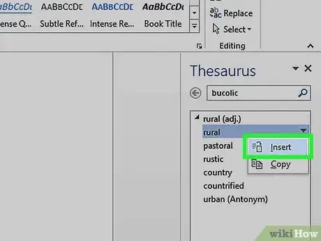 Image titled Use the Thesaurus in Microsoft Word Step 6