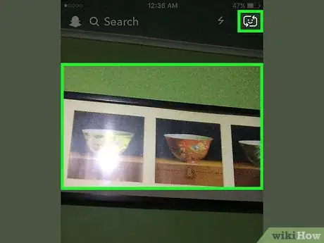Image titled Change the Camera Direction on Snapchat Step 3