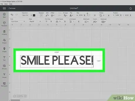 Image titled Curve Text in Cricut Step 2