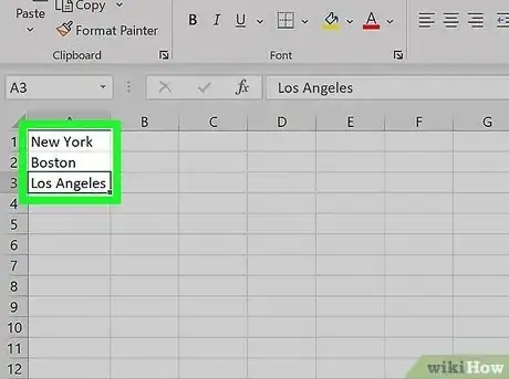 Image titled Create a Drop Down List in Excel Step 1