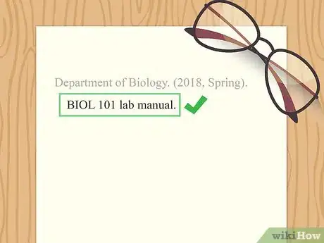 Image titled Cite a Lab Manual Step 3