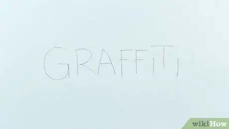 Image titled Draw Graffiti Letters Step 1