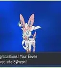 Evolve Eevee in Pokémon