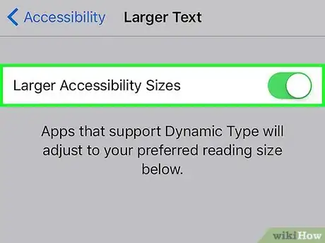 Image titled Change The Font Size on an iPhone Step 10
