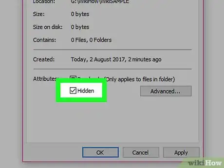 Image titled Make an Invisible Folder Step 9