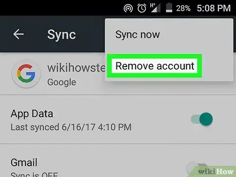 Image titled Remove a Google Account on Android Step 6