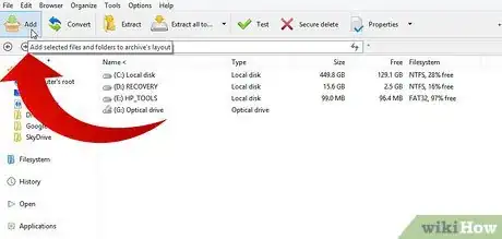 Image titled Zip and Unzip Files with Peazip Step 2