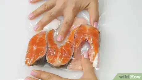 Image titled Freeze Raw Salmon Step 5