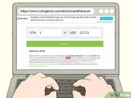 Image titled Convert Ethereum to USD Step 2