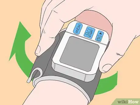 Image titled Use a Wrist Blood Pressure Monitor Step 3