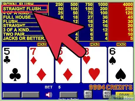 Image titled Play Video Poker Step 12