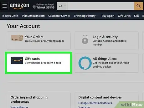 Image titled Apply a Gift Card Code to Amazon Step 5