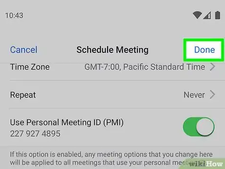Image titled Schedule a Meeting in Zoom Step 30