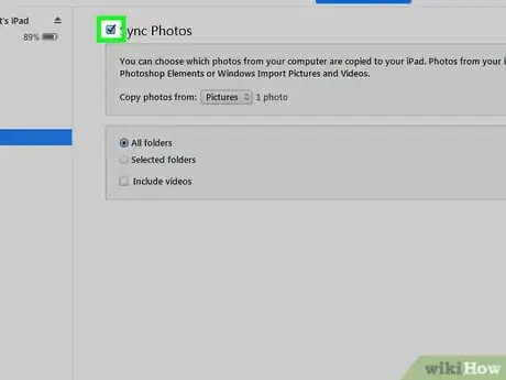 Image titled Transfer Photos from PC to iPad Step 5