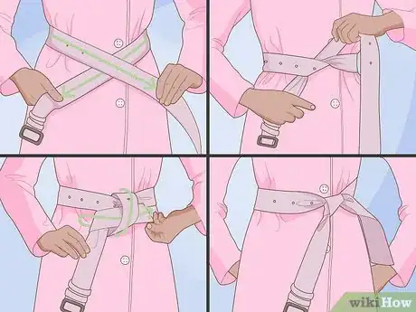 Image titled Tie a Belt on a Trench Coat Step 1