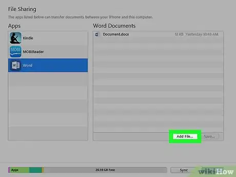 Image titled Enable File Sharing on iPhone Step 6
