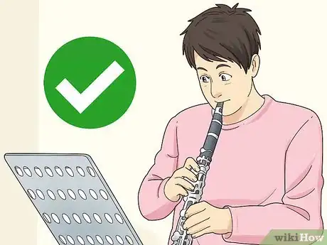 Image titled Get a Good Sound on the Clarinet Step 7