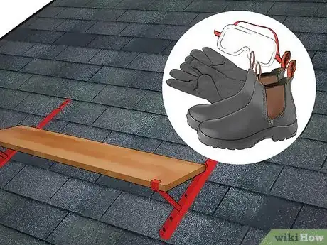 Image titled Replace Damaged Roof Shingles Step 1