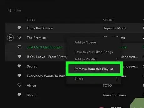 Image titled Delete Songs from Spotify Step 12
