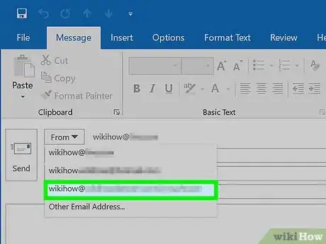 Image titled Send from Another Email Address in Outlook Step 4