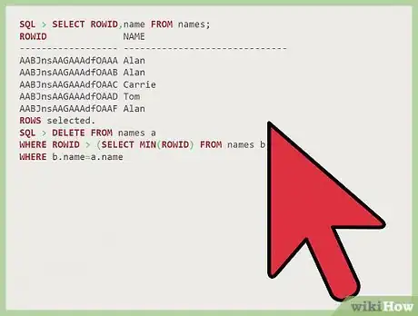 Image titled Delete Duplicate Records in Oracle Step 9