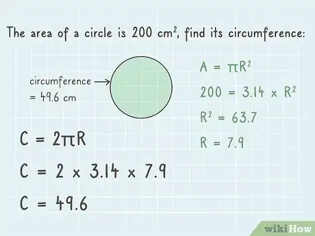 Image titled Find the Circumference of a Circle Using Its Area Step 10