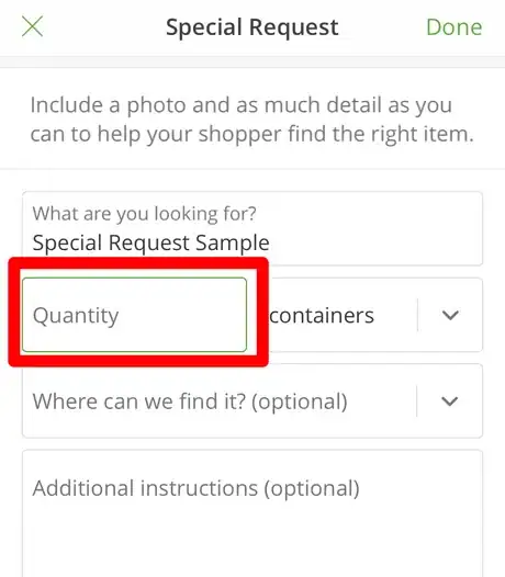 Image titled Add a Special Request to an Instacart Order Step 5.png