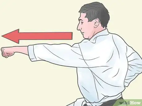 Image titled Do a Karate Punch in Shotokan Step 3