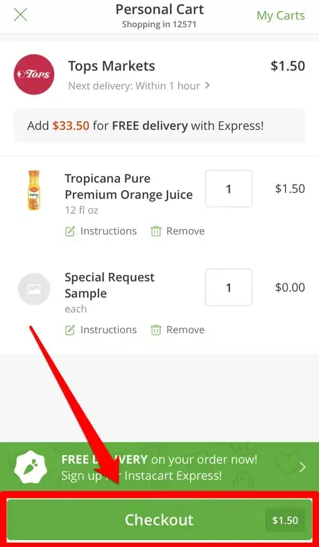 Image titled Add a Special Request to an Instacart Order Step 9.png