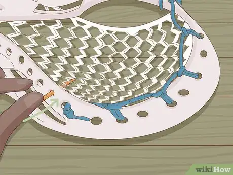 Image titled String a Lacrosse Stick Step 13