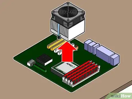 Image titled Install a CPU Cooler in an AMD Motherboard Step 4